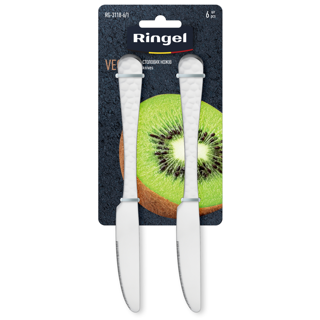 Столовий ніж Ringel Vega 6 шт (RG-3118-6/1) - зображення 1