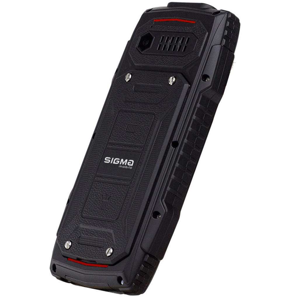 Мобільний телефон Sigma X-treme AZ68 Black Red (4827798374924) - зображення 4