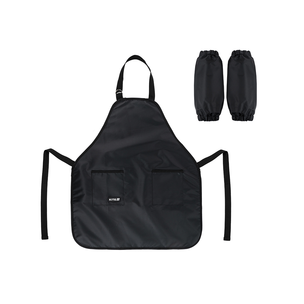 Фартух для творчості Kite Education Teens 526 чорний з нарукавниками (K25-526-4) - изображение 1