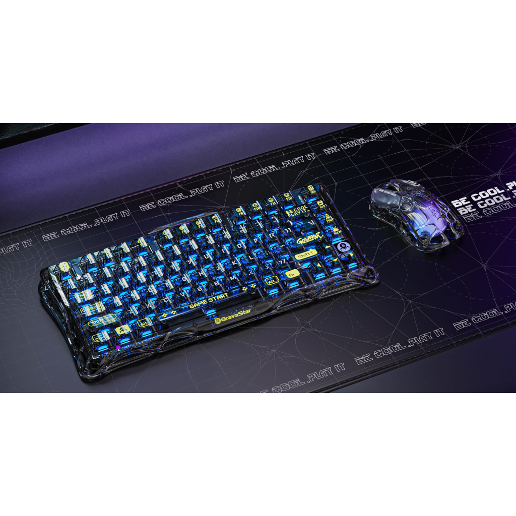 Мишка GravaStar Mercury M2 Transparent Black (GRAVASTARM2_XTAL_BLK) - зображення 7