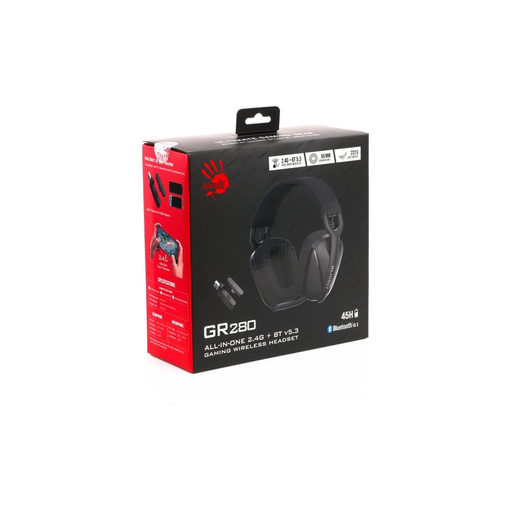 Навушники A4Tech Bloody GR280 Black (4711421001632) - зображення 10