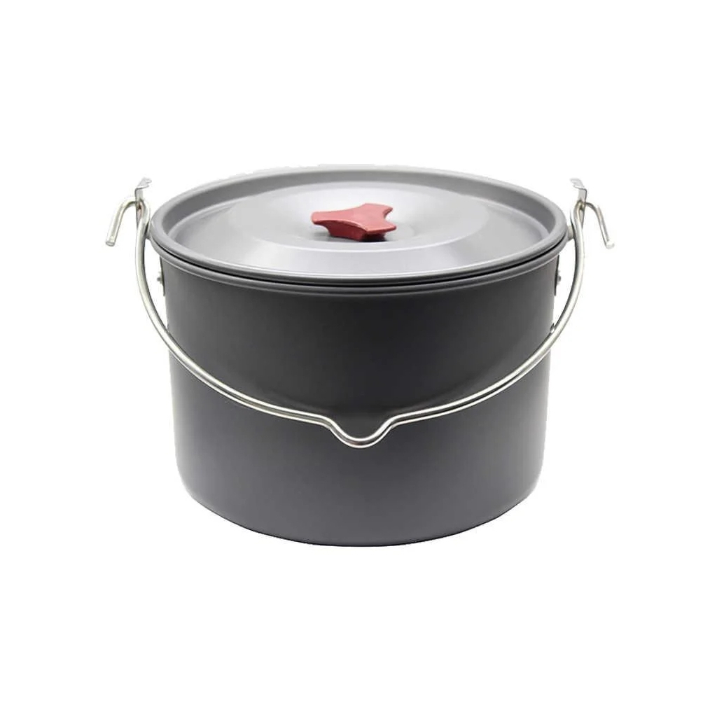 Котел туристичний Naturehike Camping NH20CJ009 6 л Grey (6927595761748) - зображення 1