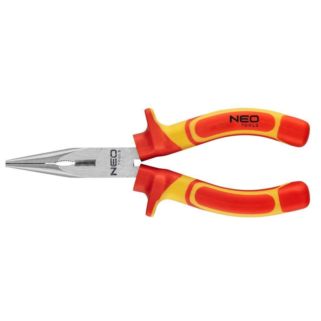 Плоскогубці Neo Tools подовжені 180 мм, 1000 В, CrV, поліровані (01-224) - зображення 1