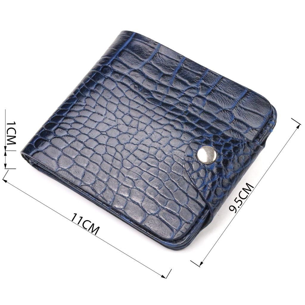 Портмоне Canpellini З натуральної шкіри Синє (21577) - зображення 3