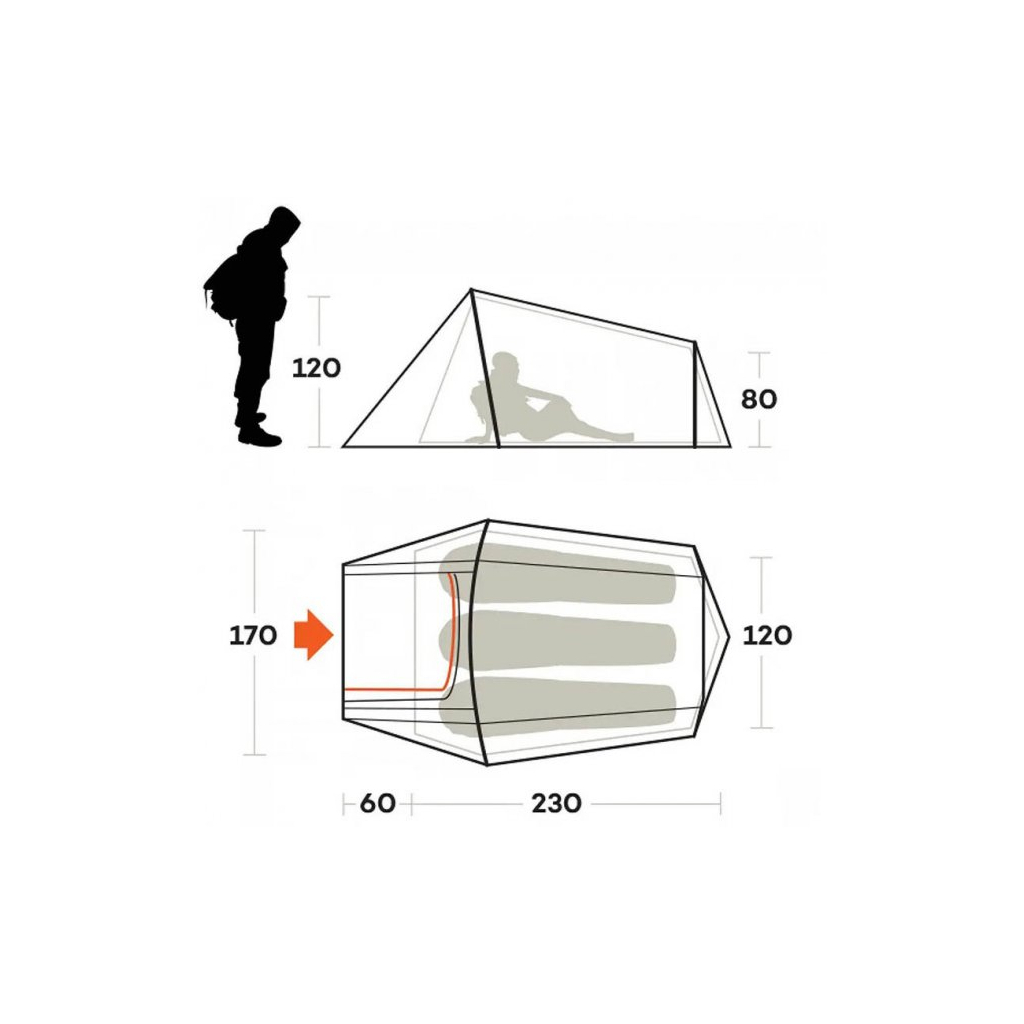 Намет Ferrino Sling 3 Green (929604) - зображення 7