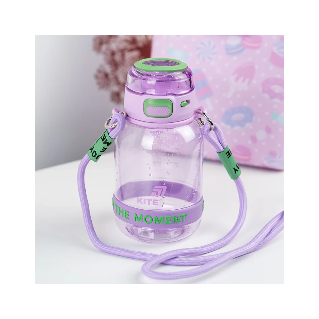 Поїльник-непроливайка Kite 700 мл, лілово-зелена (K25-1218-1) - зображення 9
