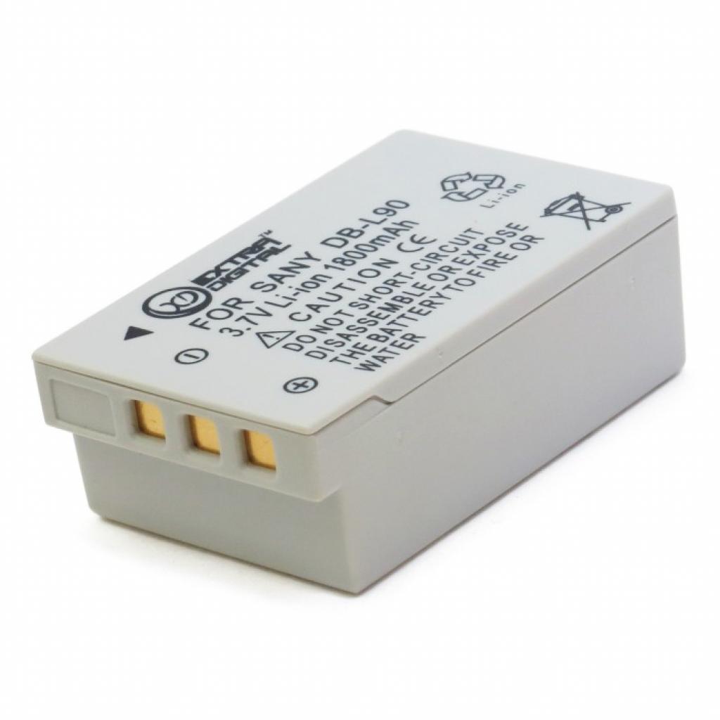 Акумулятор до фото/відео Extradigital Sanyo DB-L90 (DV00DV1267) - зображення 2
