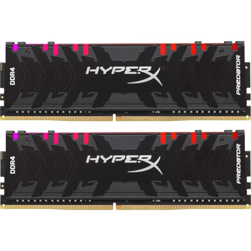 Модуль пам'яті для комп'ютера DDR4 16GB (2x8GB) 4000 MHz XMP HyperX Predator RGB Kingston Fury (ex.HyperX) (HX440C19PB4AK2/16) - зображення 1