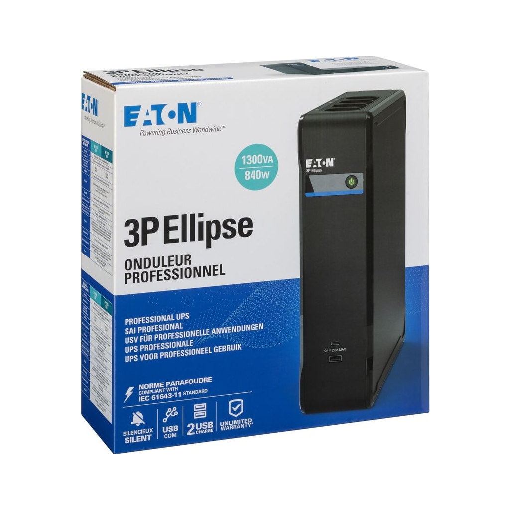 Пристрій безперебійного живлення Eaton 3P1300UD - зображення 9