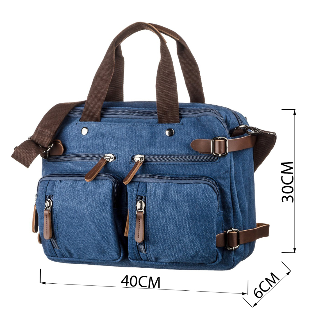 Сумка Vintage Трансофрмер текстильна Синя (20147) - зображення 3