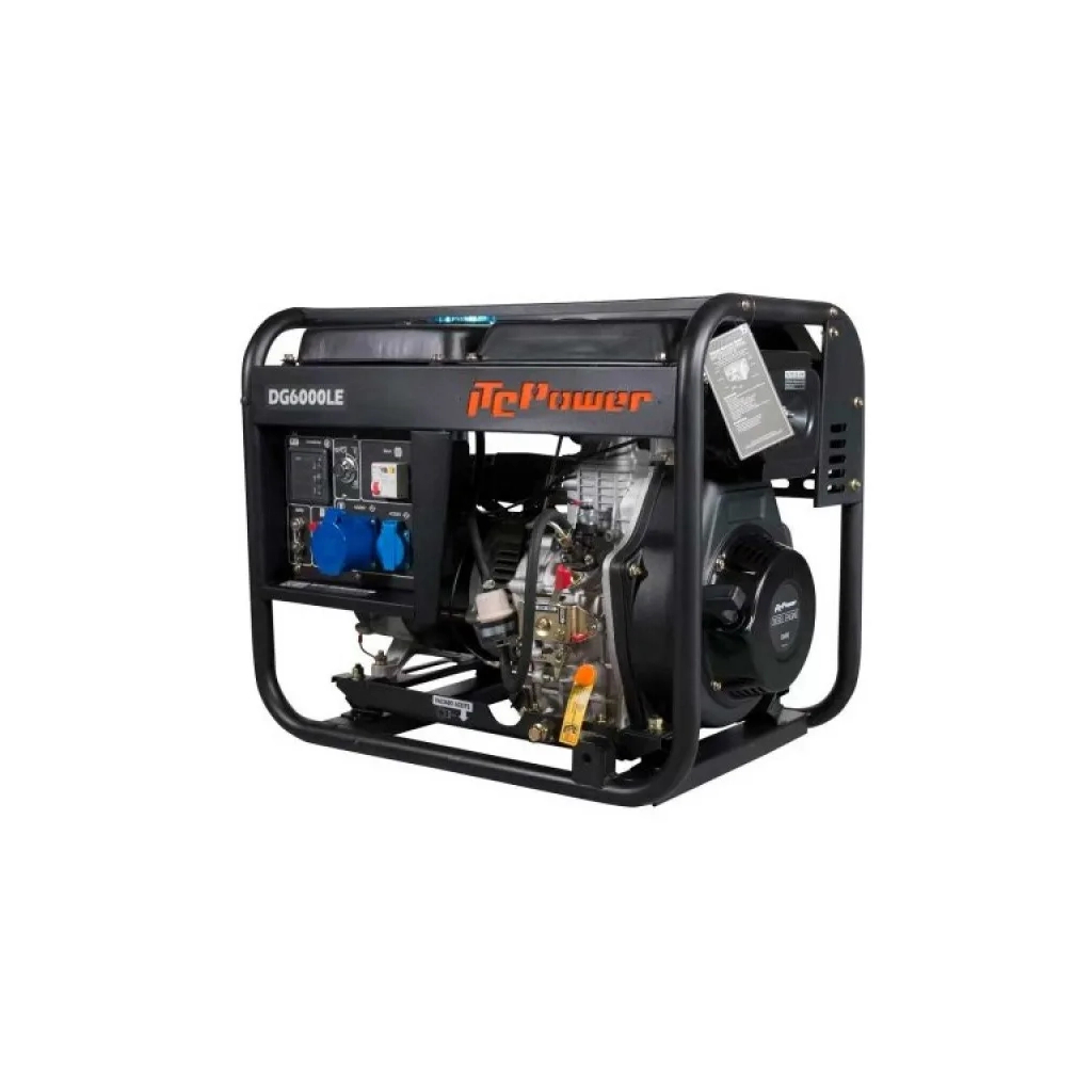 Генератор ITC Power DG6000LE 5000/5500 W - ES (6807185) - зображення 1