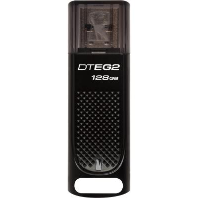 USB флеш накопичувач Kingston 128GB DataTraveler Elite G2 Meta Black USB 3.1 (DTEG2/128GB) - зображення 1