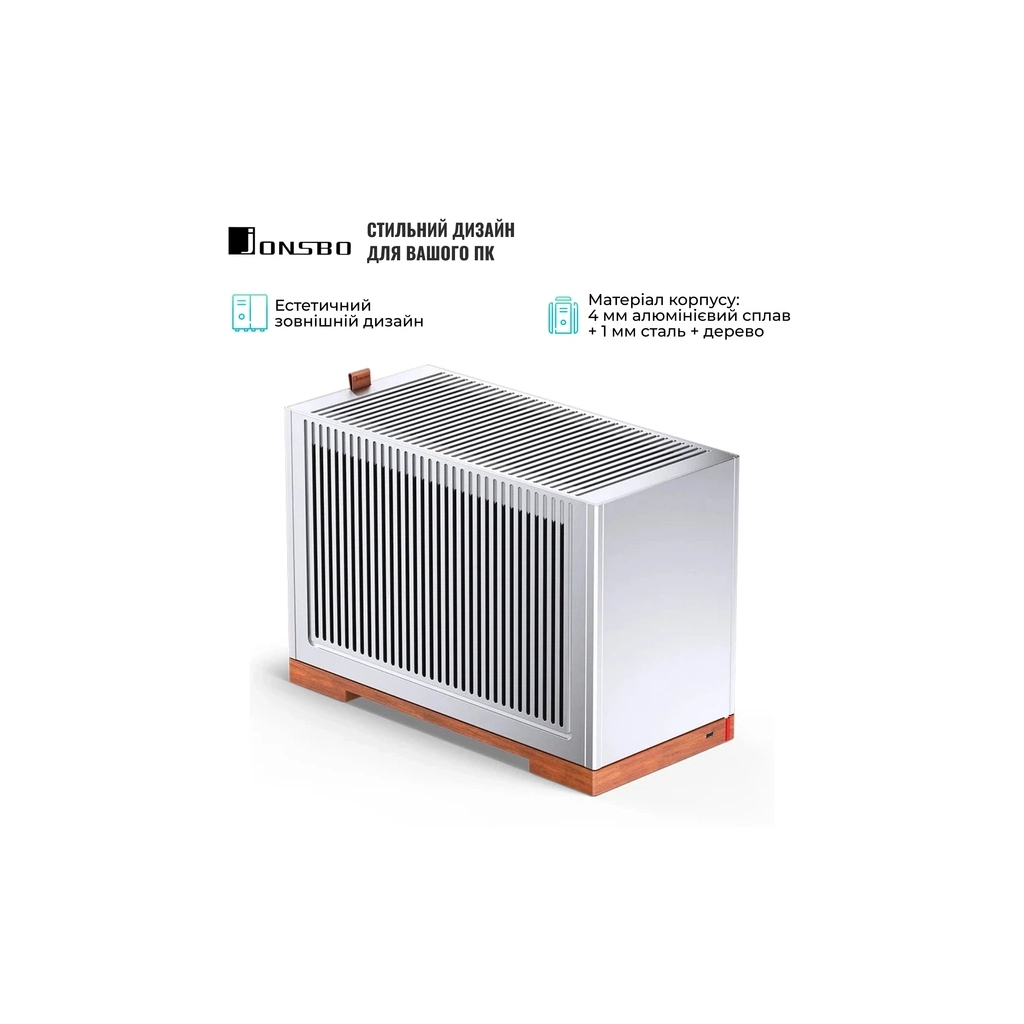 Корпус для ПК JONSBO T9 Silver - зображення 6