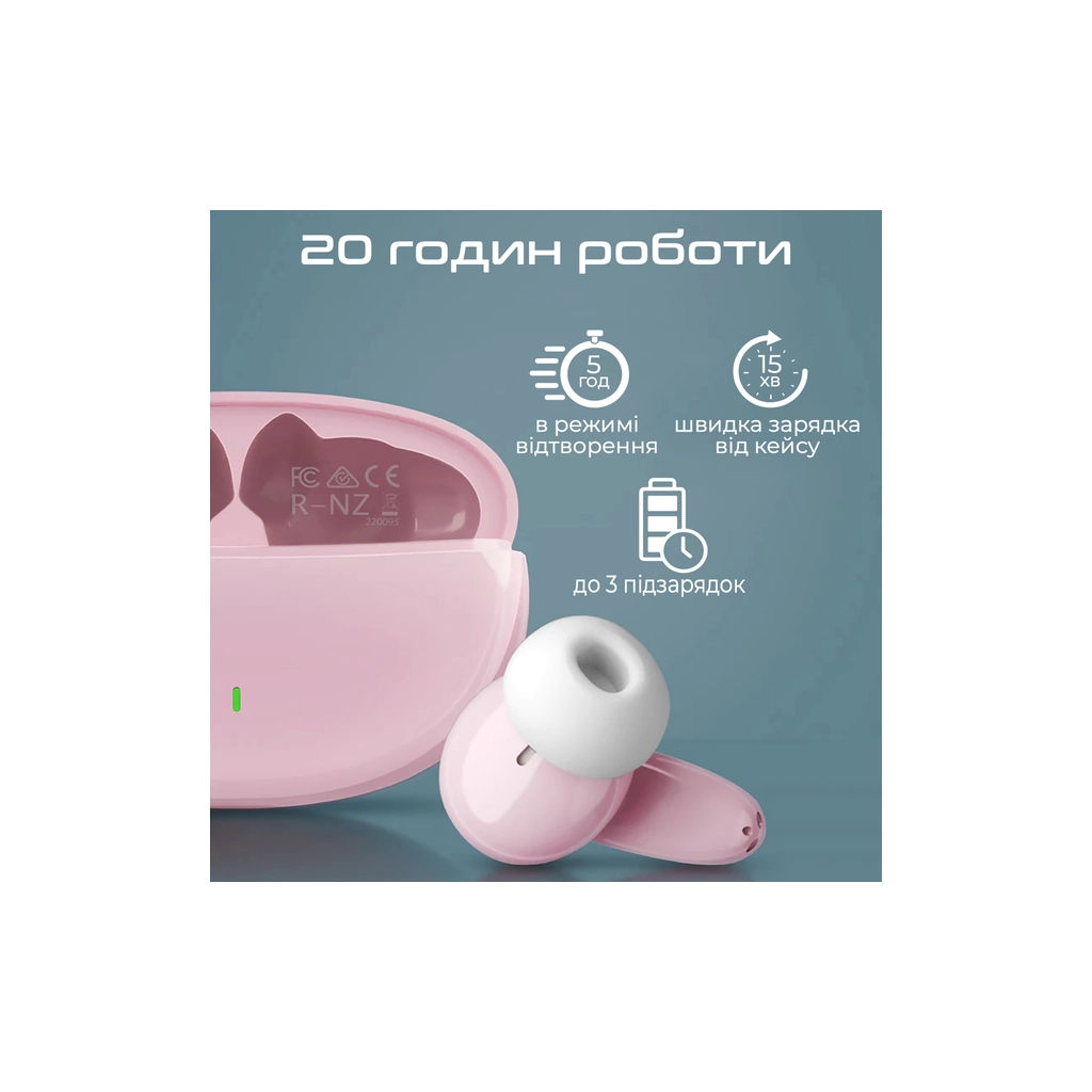 Навушники Promate Lush Pink (lush.pink) - зображення 5