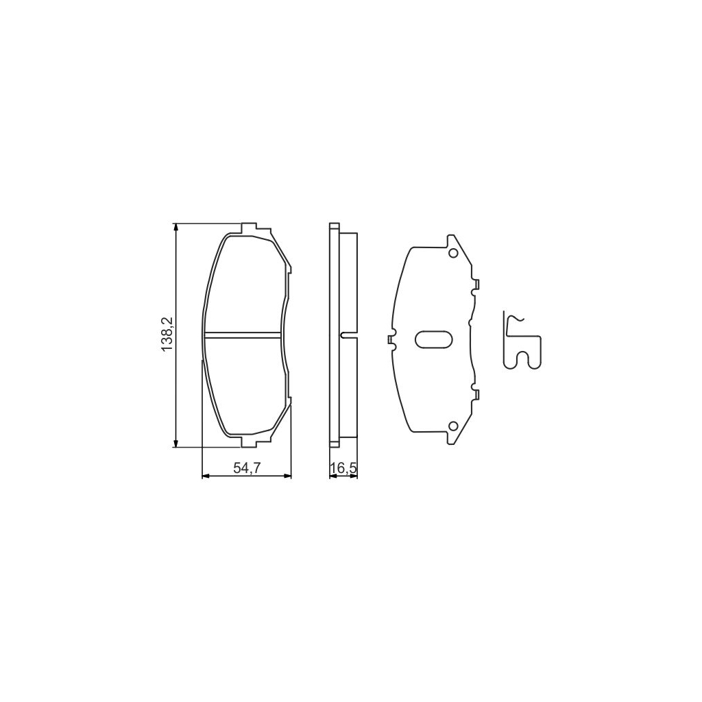 Гальмівні колодки Bosch 0 986 494 241 - зображення 2