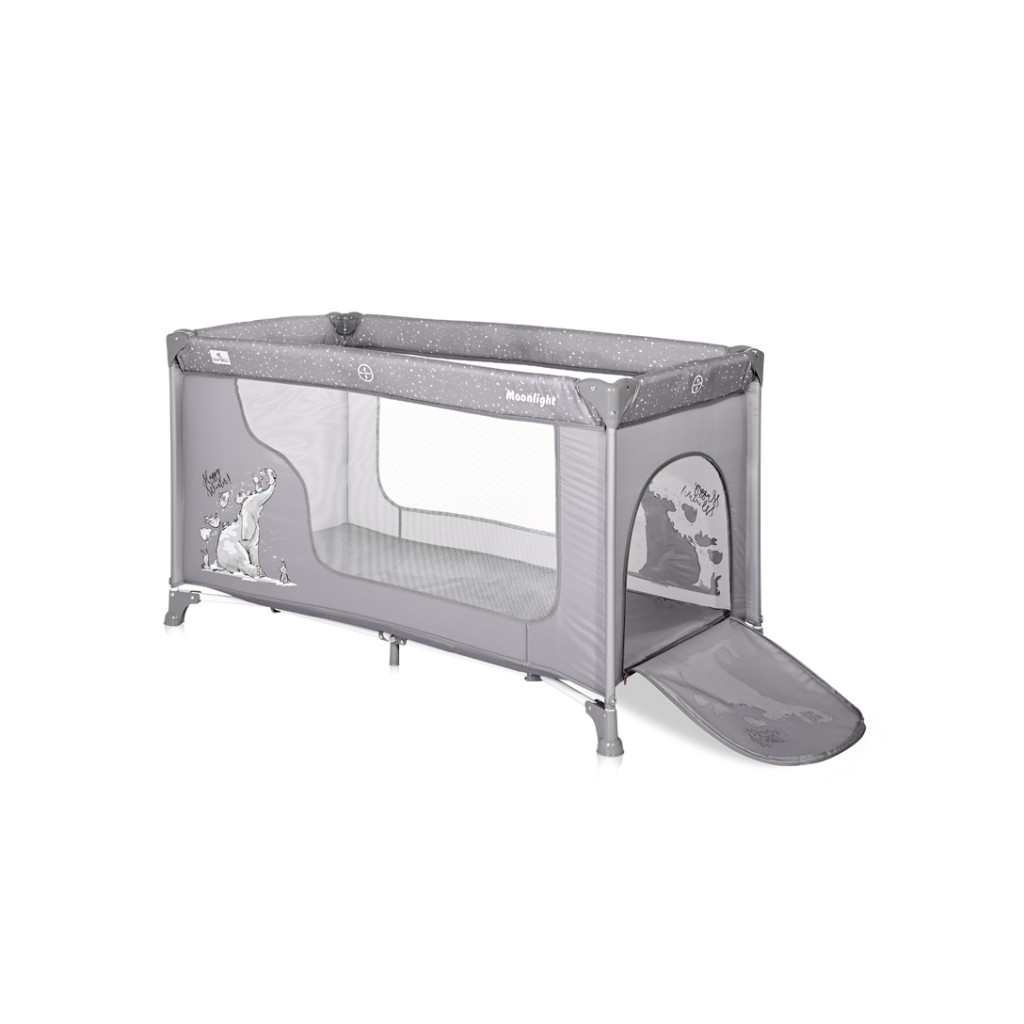Дитячий манеж Bertoni/Lorelli MOONLIGHT 1L grey fun - зображення 3