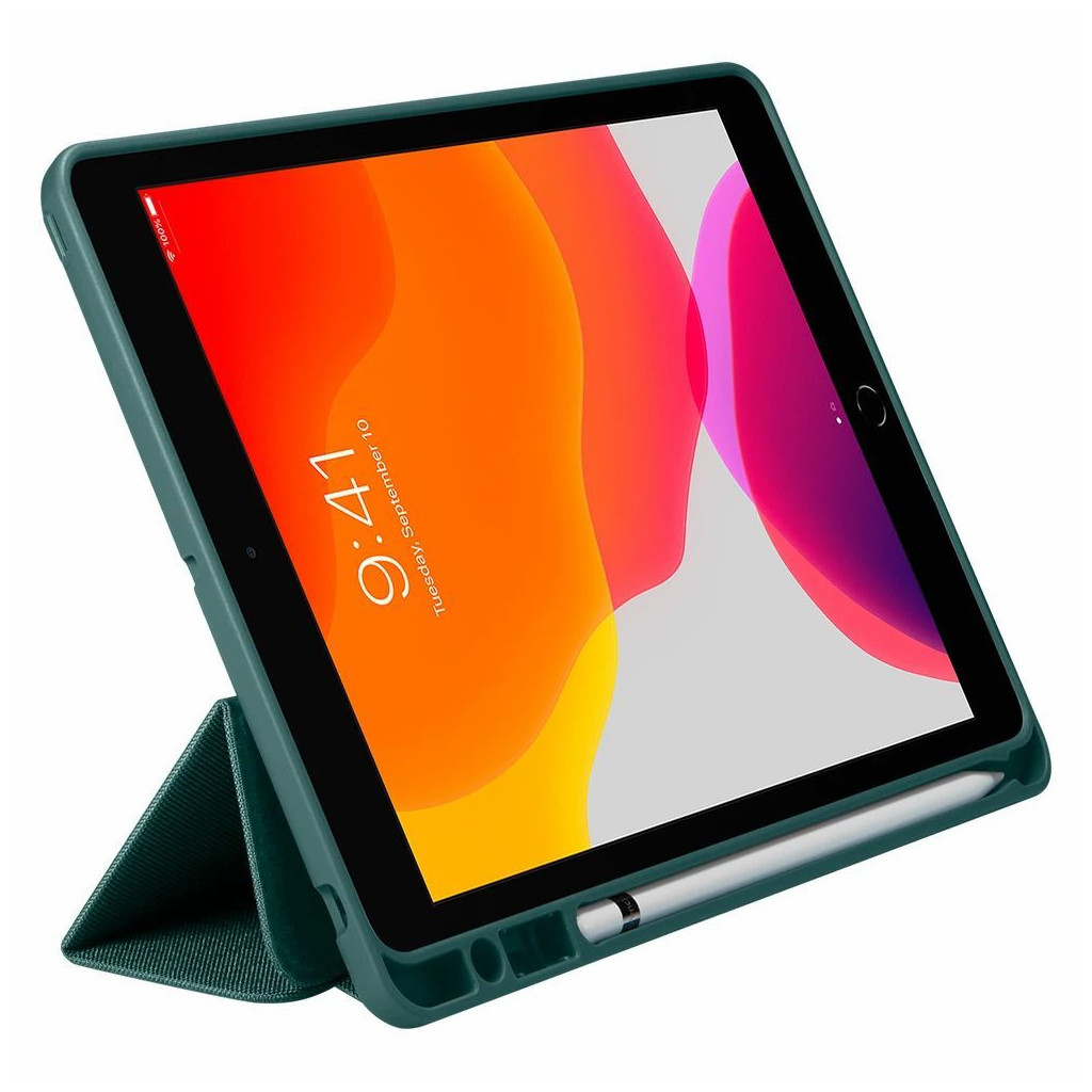 Чохол до планшета Spigen Apple iPad 10.2" (2021-2020-2019) Urban Fit, Midnight Green (ACS01062) - зображення 9
