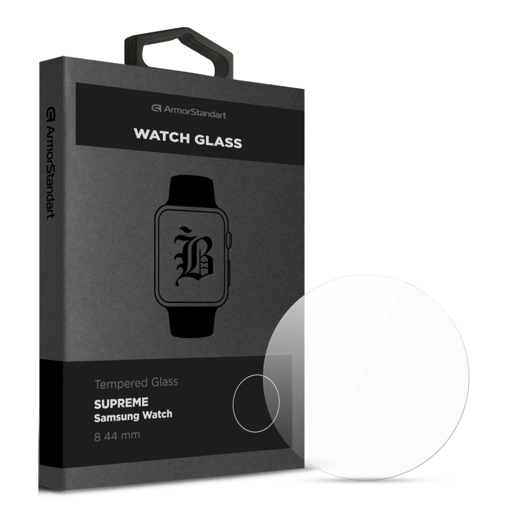 Скло захисне Armorstandart Supreme Black Icon Samsung Watch 8 44 mm (ARM88139) - зображення 1