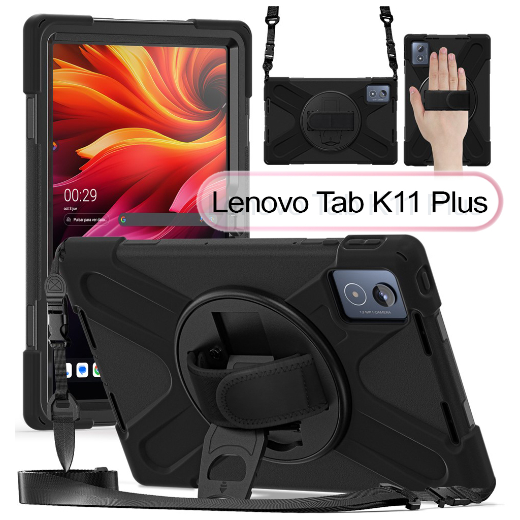Чохол до планшета BeCover Heavy Duty Lenovo Tab K11 Plus TB-352F 11.45" Black (713635) - зображення 1