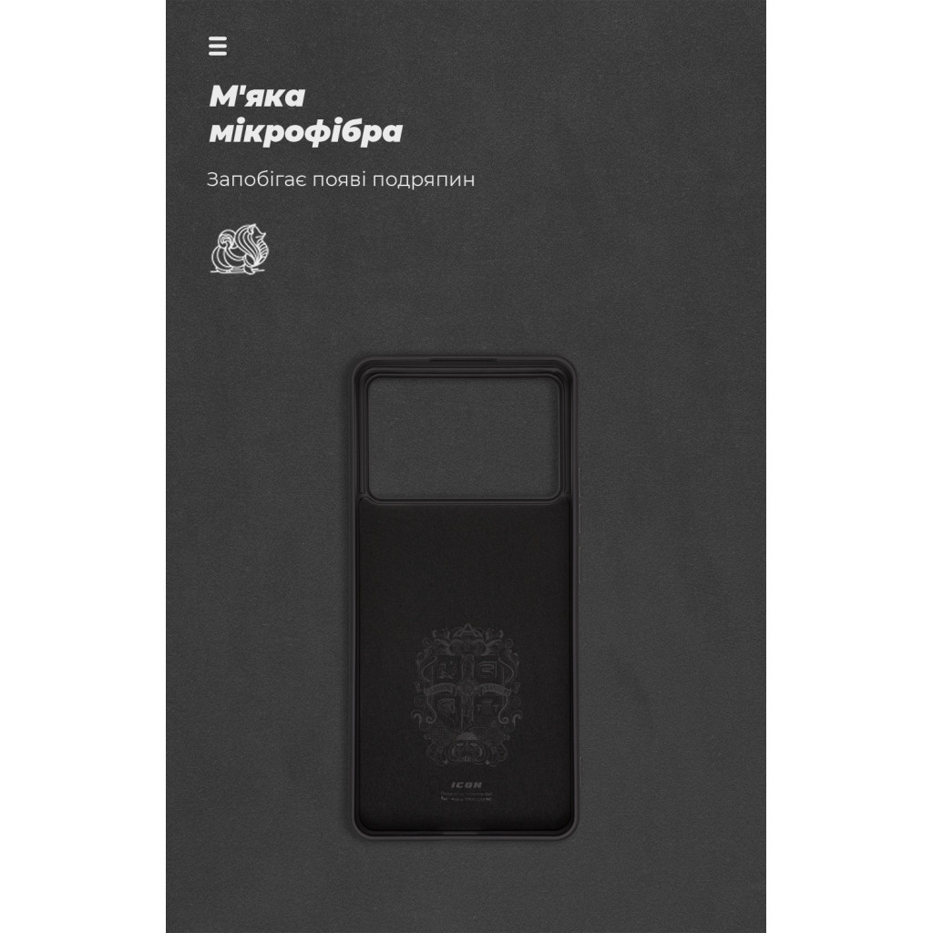 Чохол до мобільного телефона Armorstandart ICON Case Xiaomi Poco X6 Pro 5G Black (ARM73365) - зображення 4