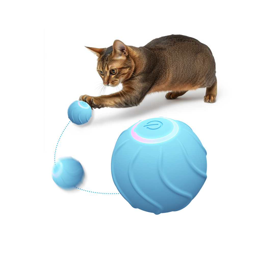 Іграшка для котів Lapka Інтерактивний М'яч-стрибунець (LPK-31) - зображення 3