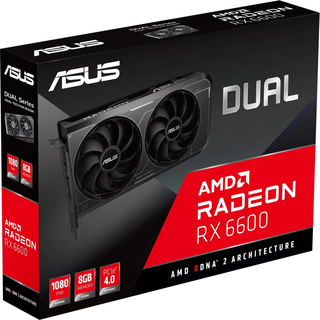 Відеокарта ASUS Radeon RX 6600 8Gb DUAL (DUAL-RX6600-8G-V3) - зображення 12