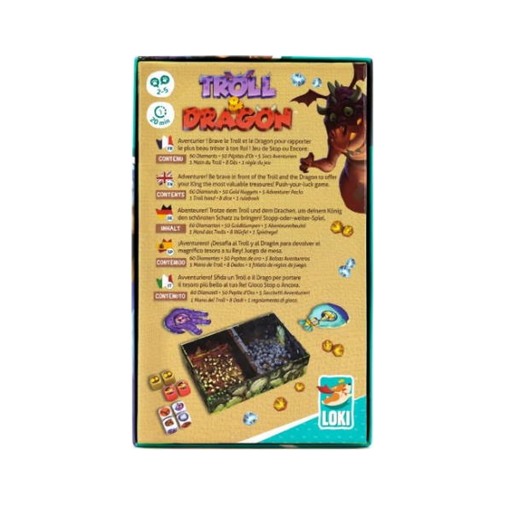 Настільна гра LOKI Троль та Дракон (Troll and Dragon) (англ.) + правила українською (51475_EU) - зображення 3