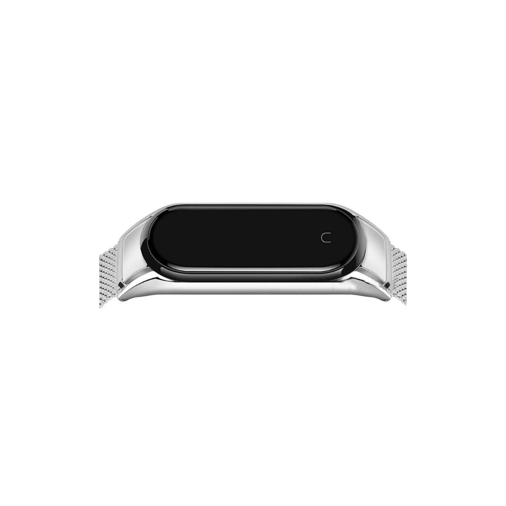 Ремінець до фітнес браслета BeCover Metal для Xiaomi Mi Smart Band 5 Silver (705147) - зображення 3