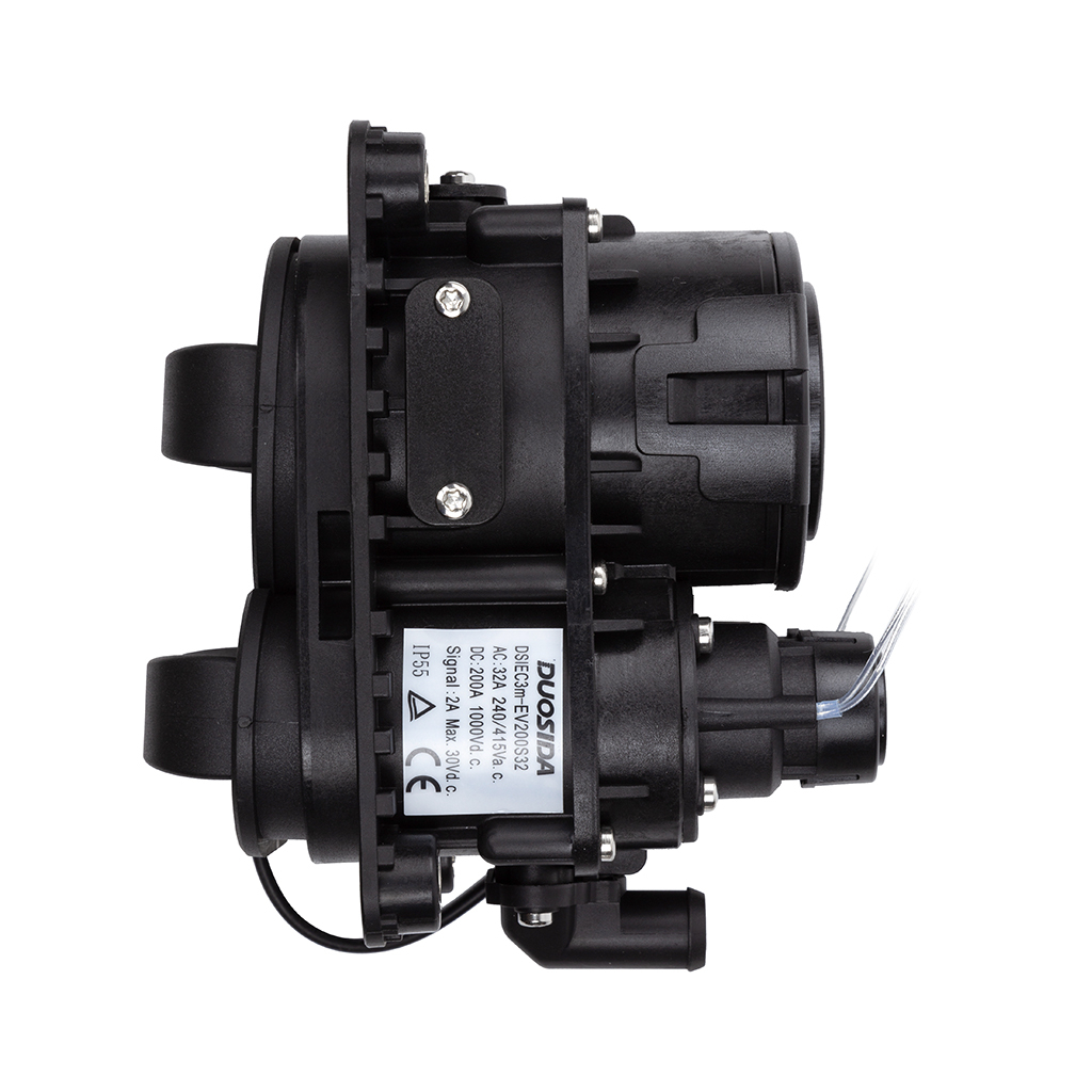 Розетка для заряджання електромобіля Duosida CCS Combo 2 (Male), 200A, 32A, 3-фазный (EV200436) - picture 2