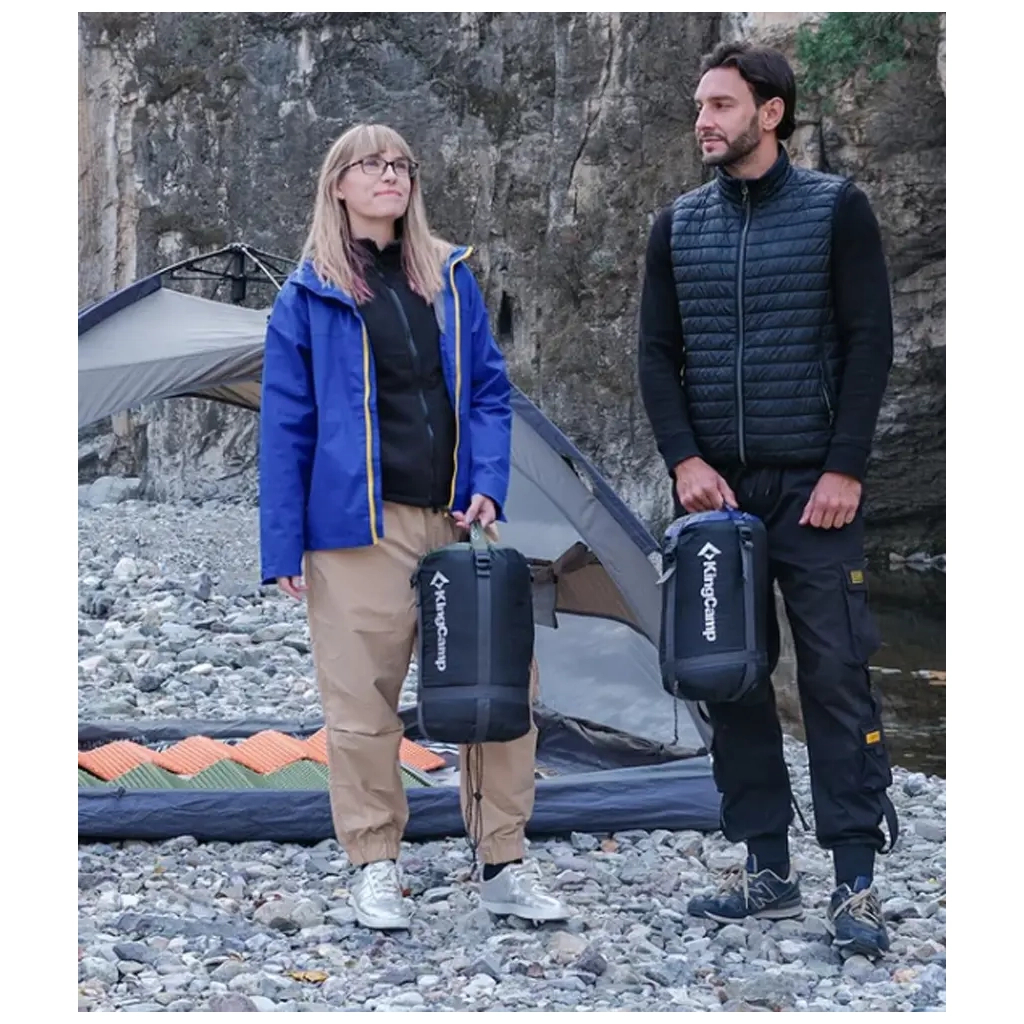 Спальний мішок KingCamp Huron 250 Navy (KS2421_NAVY_L) - зображення 5