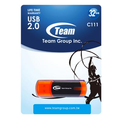 USB флеш накопичувач Team 32GB C111 Orange USB 2.0 (TC11132GE01) - зображення 3
