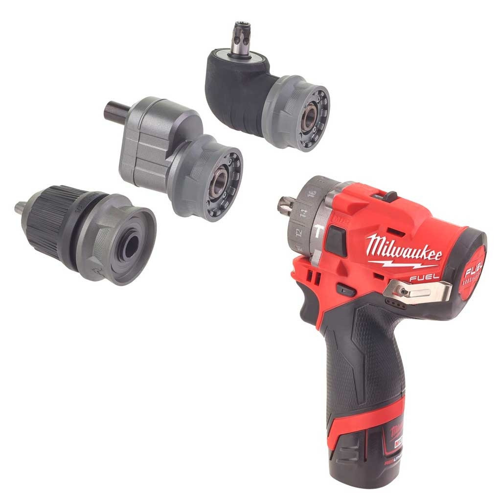 Шуруповерт Milwaukee M12 FPDXKIT-202X, 44Нм, 2x2Аг, 2 насадки, кейс (4933464138) - зображення 2