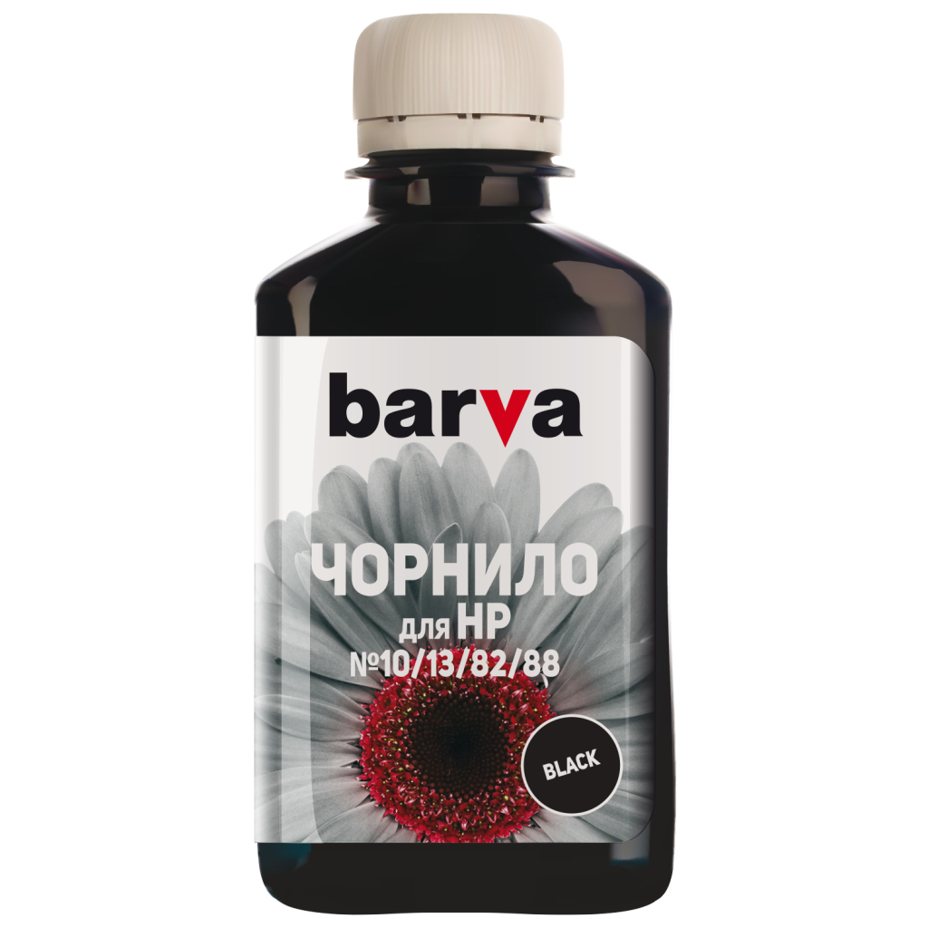 Чорнило Barva HP 10/13/82/88,180 мл, Black, Pigmented (H10-672) - зображення 1