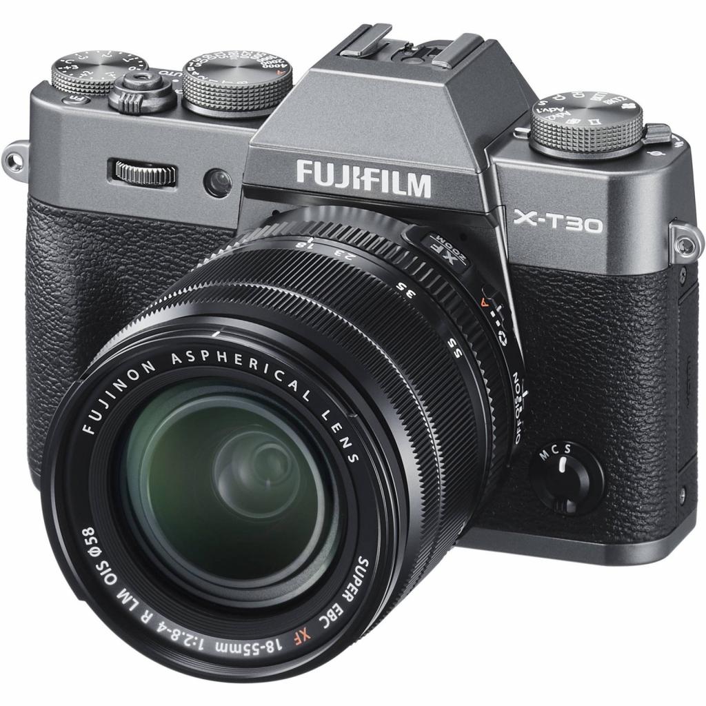 Цифровий фотоапарат Fujifilm X-T30 + XF 18-55mm F2.8-4R Kit Charcoal Silver (16620125) - зображення 1