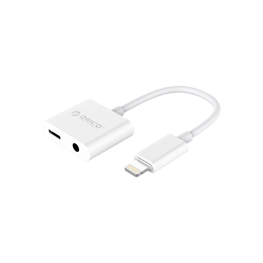 Перехідник Lightning to 3.5mm/Lightning 2LT-WH-BP Orico (CA912797) - зображення 1