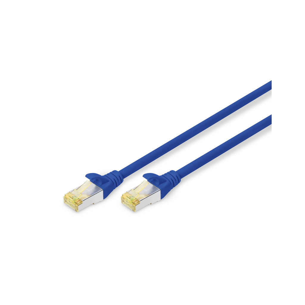 Патч-корд Digitus 1м, CAT 6a S-FTP, AWG 26/7, Cu, LSZH, blue (DK-1644-A-010/B) - изображение 1