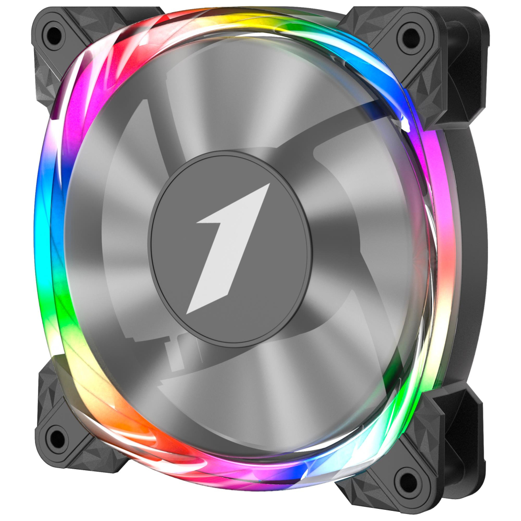 Кулер до корпусу 1stPlayer FS7 Black (FS7-BK-1IN1) - зображення 2