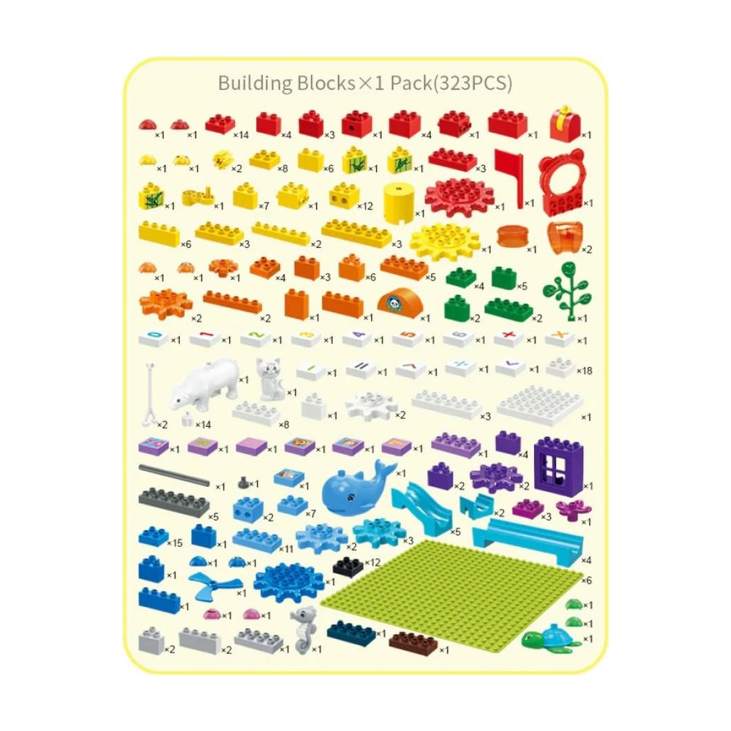 Конструктор BanBao Великий настінний для гри та навчання (ХК-9722) - зображення 8