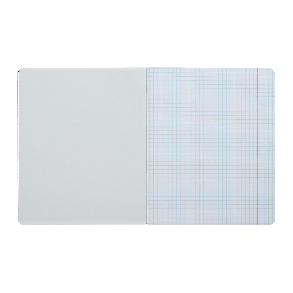 Зошит ZiBi BLACK 36 аркушів, клітинка синьо-сірий (ZB.1730-95) - зображення 4