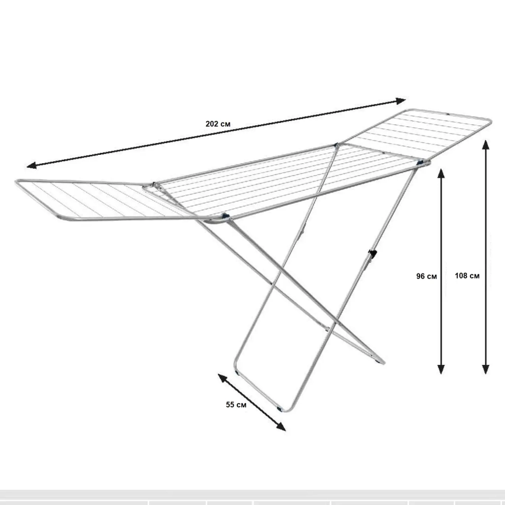 Сушарка для білизни Casa Si Pisa 20m Grey Підлогова (CS92124C06) (DAS302394) - зображення 2