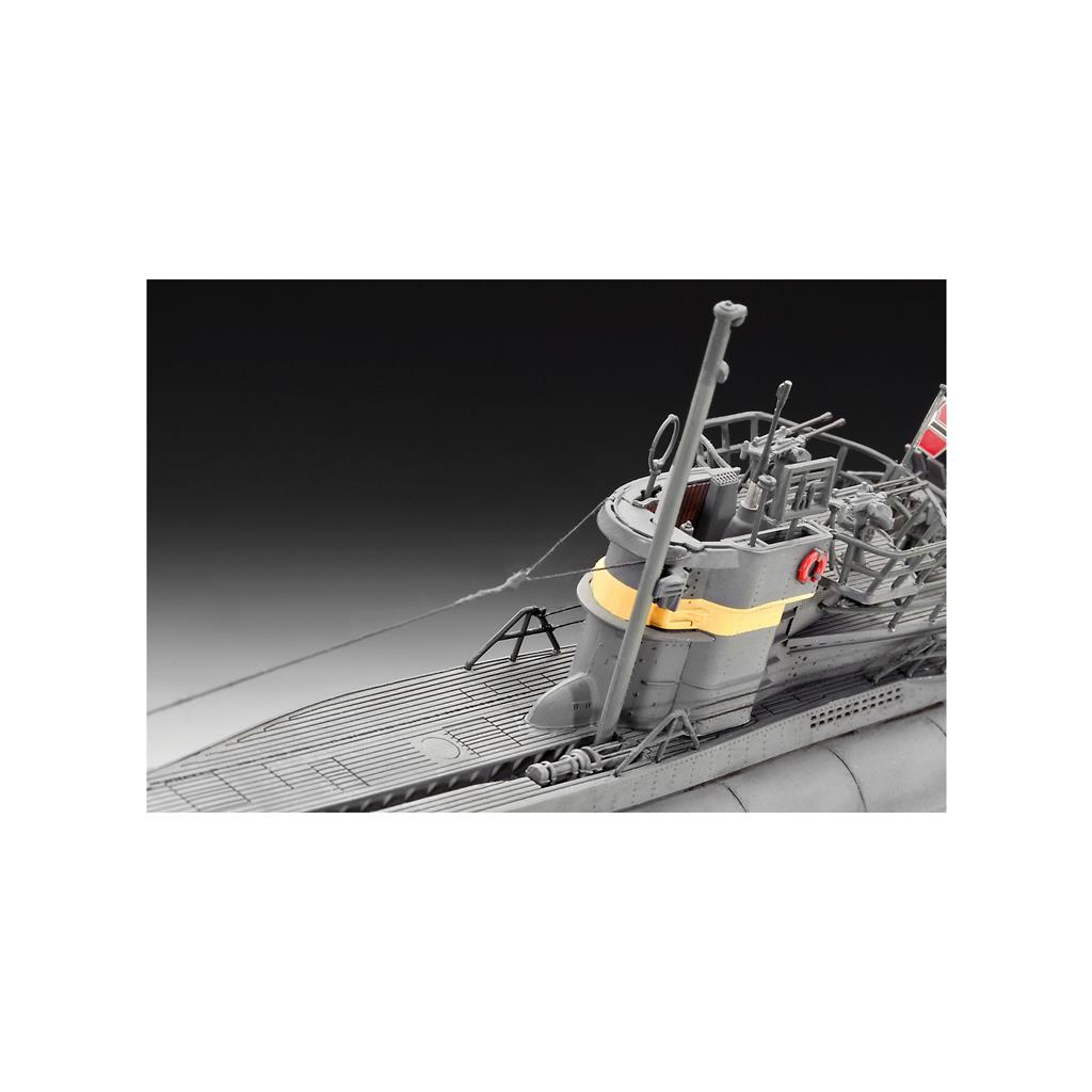 Збірна модель Revell Підводний човен Type VII C/41 рівень 4 масштаб 1:144 (RVL-05100) - зображення 7