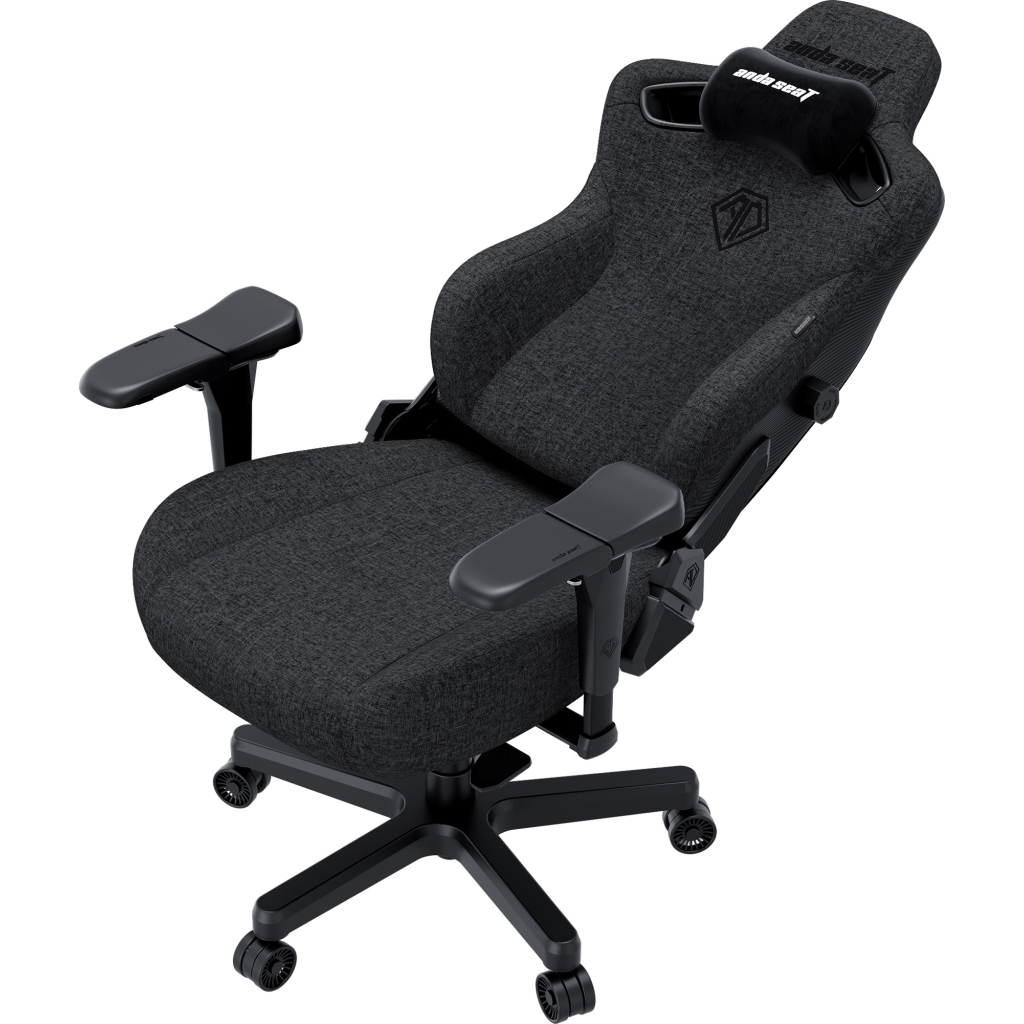 Крісло ігрове Anda Seat Kaiser 3 Pro Fabric Size XL Dark Gray (AD12YDC-XL-01-GB-PV/F-G01) - зображення 7