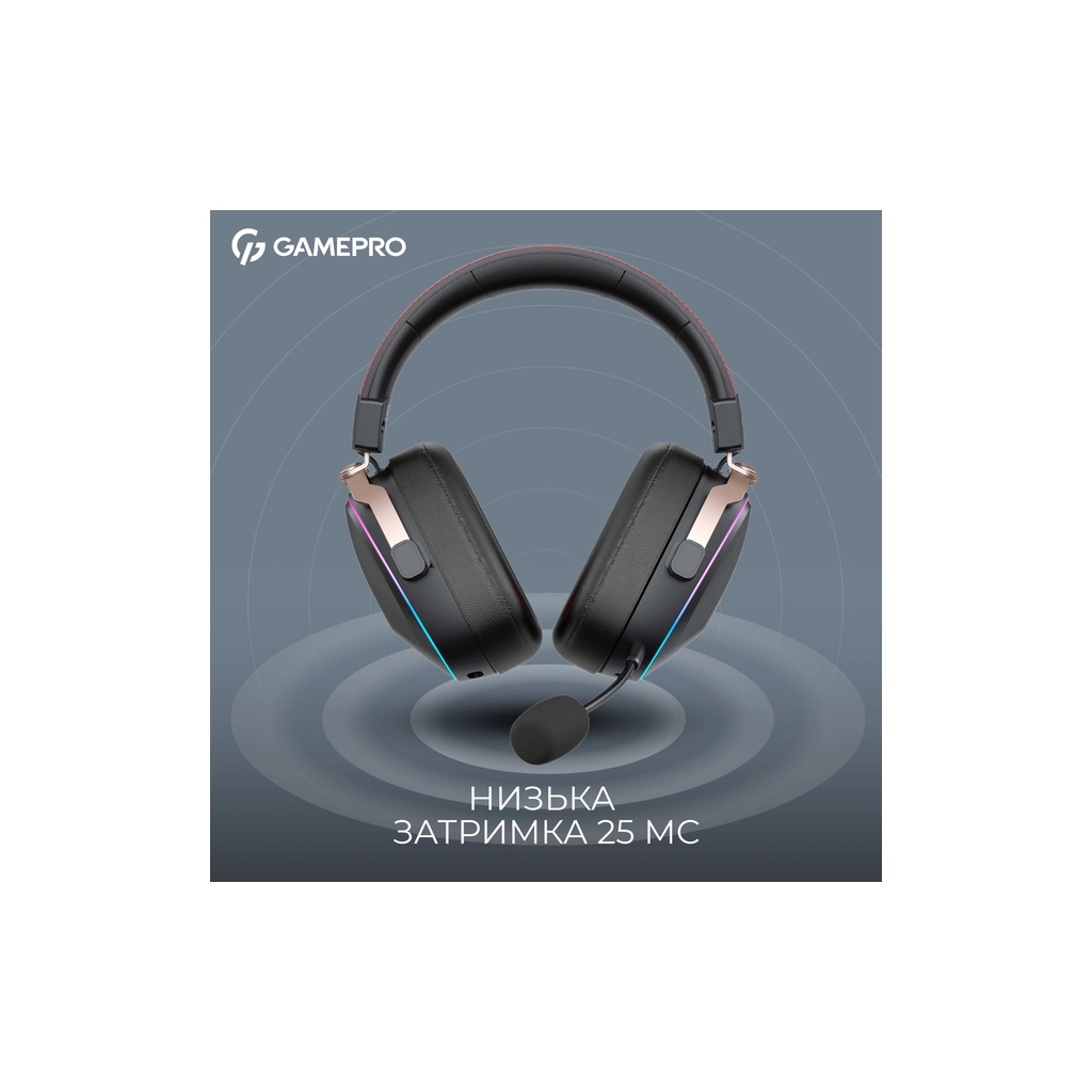 Навушники GamePro Asgard Valkyria RGB Tri-Mod (HSW249B) - зображення 6