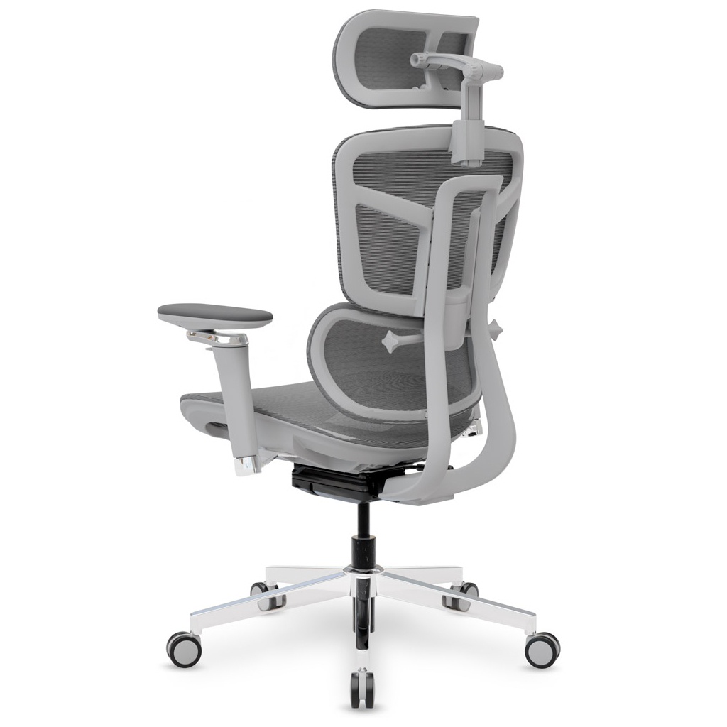 Офісне крісло Mealux S4 Air Grey (HF-S4 M/G) - зображення 8