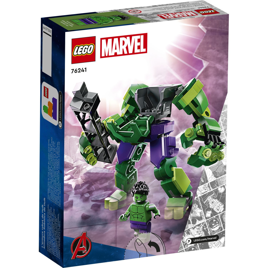 Конструктор LEGO Super Heroes Робоброня Халка 138 деталей (76241) - зображення 6