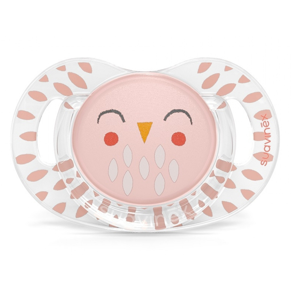 Пустушка Suavinex Bonhomia фізіологічна, +18 міс, рожева (307815) - зображення 1