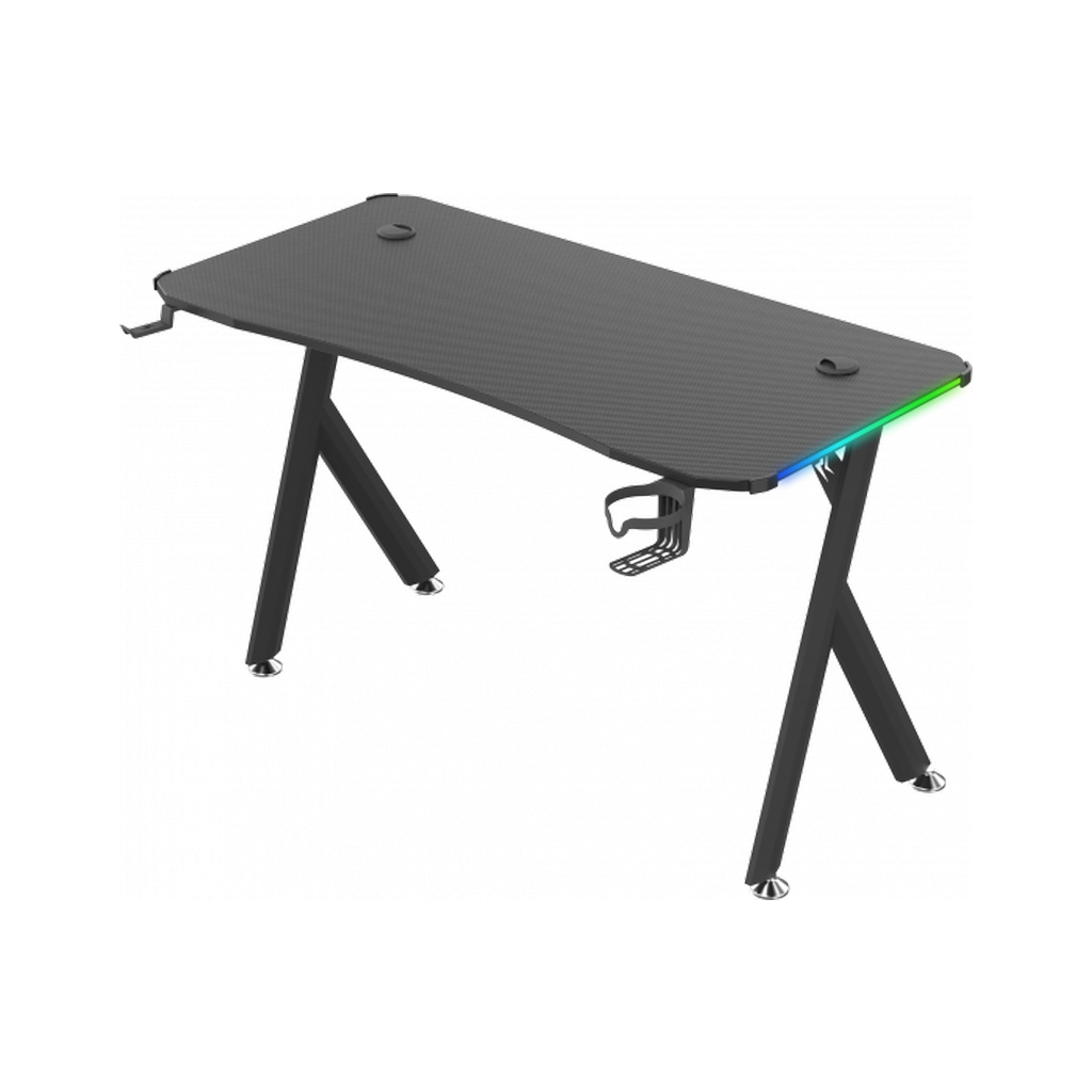 Комп'ютерний стіл GT Racer T-1224 Black (T-1224 (120x60x73) Black) - зображення 3