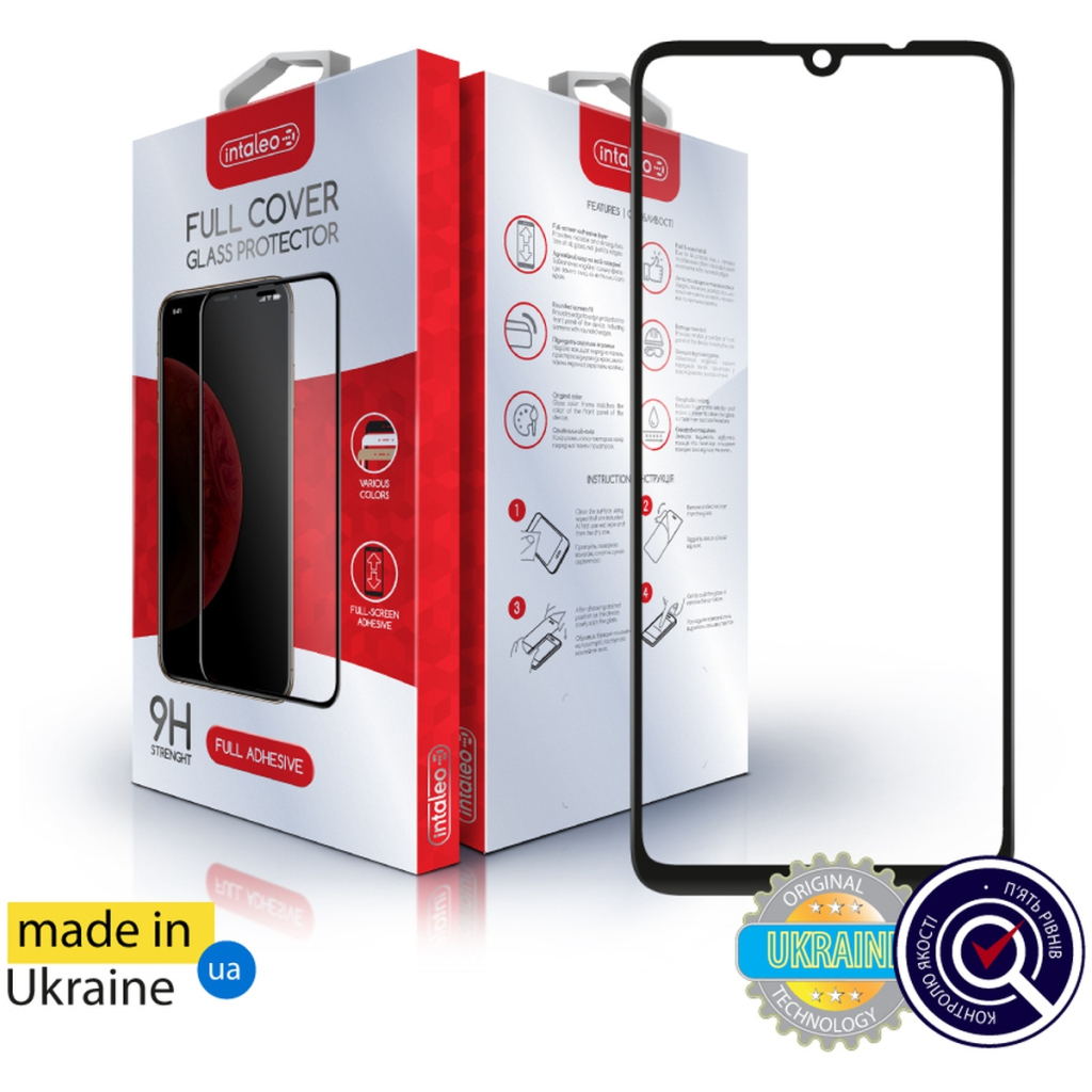 Скло захисне Intaleo Full Glue ZTE Blade A35 Black (1283126598739) - зображення 1