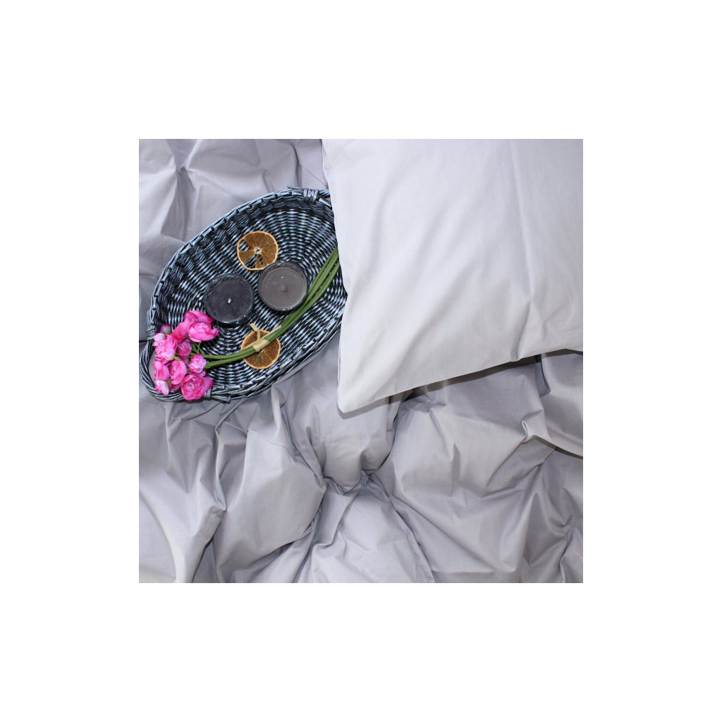 Постільна білизна MirSon Ranforce Elite 16-5703 Light Gray 220х240 King Size (2200004706399) - зображення 5