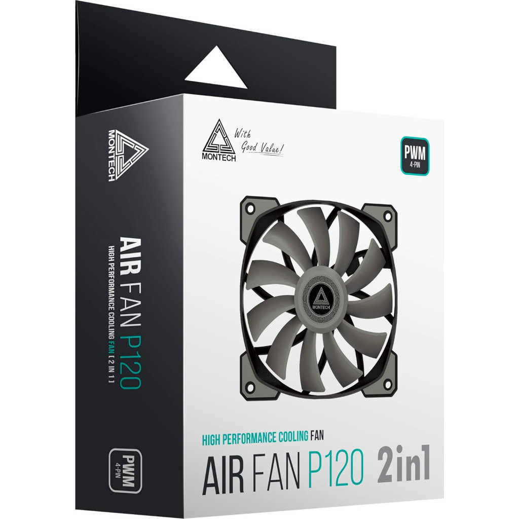 Кулер до корпусу MONTECH AIR FAN P120 - зображення 8